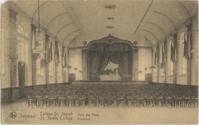 Turnhout Collège St. Joseph Salle des Fêtes.;Turnhout St. Jozefs College Feestzaal.
