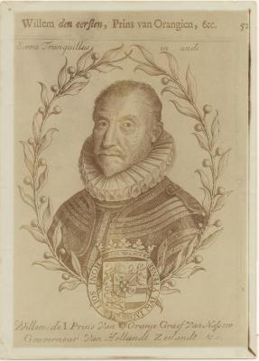 Gravure : Willem I, Prins van Oranje en gouverneur