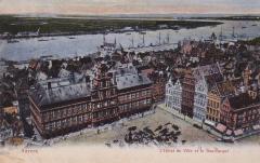 Antwerpen stadhuis en Schelde