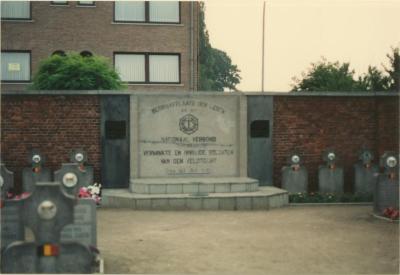 Kerkhof Kwakkelstraat / verminkte en invalide soldaten (WO I + II)