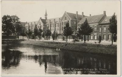 Turnhout. - Kasteel Water en Collegie St. Victor. - Etang du Château et Collège St. Victor.