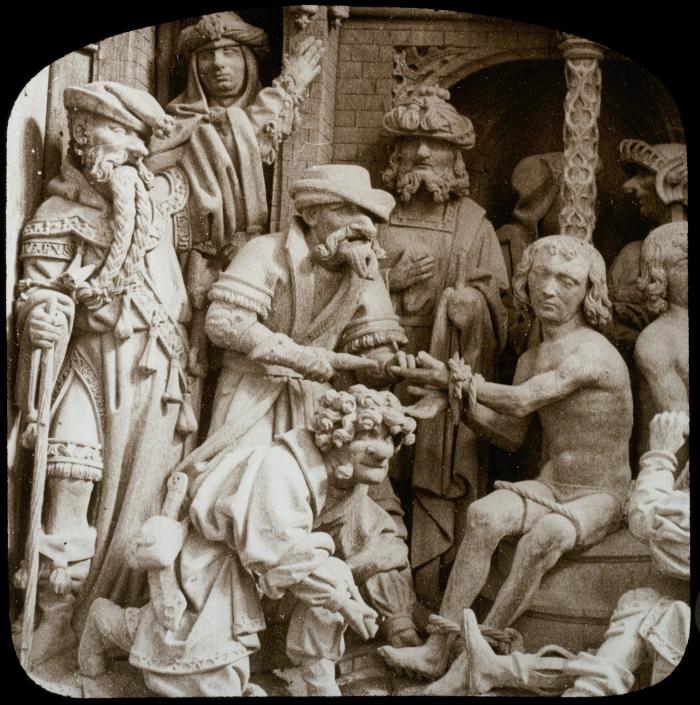 Kempen kunst: Herenthals - altaarblad Crisfinus et Cre[p]ini[smus] [Pascal Borremans]