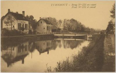 Turnhout - Brug N° III en vaart Pont N° III et canal