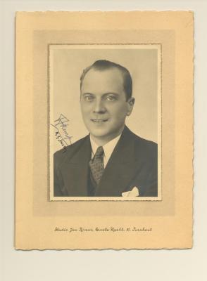 Portret Franz Joosten alias F. J. Kemp / toneelschrijver