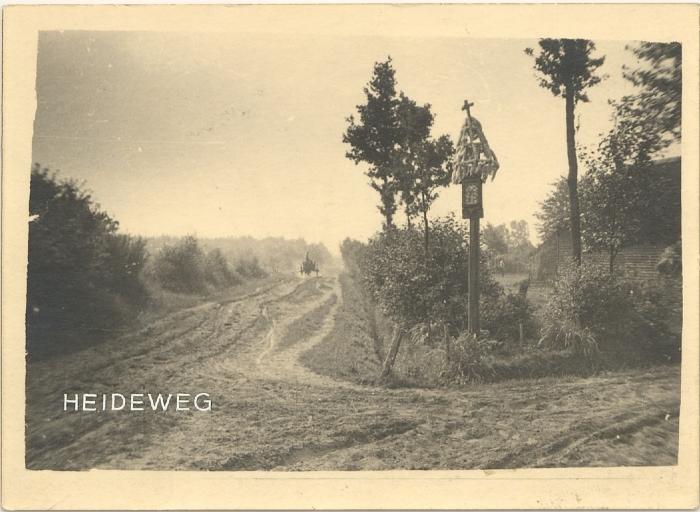 Kasterlee. Kapelletje op heideweg (Grootrees).