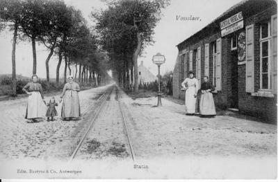 Vroegere tramhalte van de stoomtram