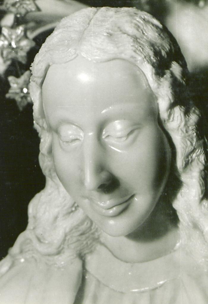 Wasfiguur Maria Madonna detail 02