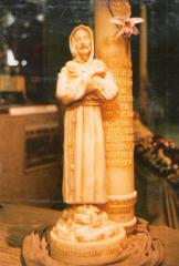 Wasfiguur Sint Franciscus van Assisiё staand