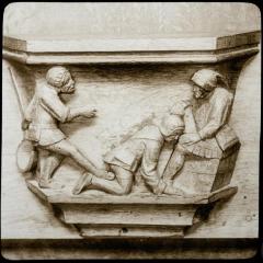 Kempen kunst: Hoogstraten - beeld (iemand onder de duim hebben)