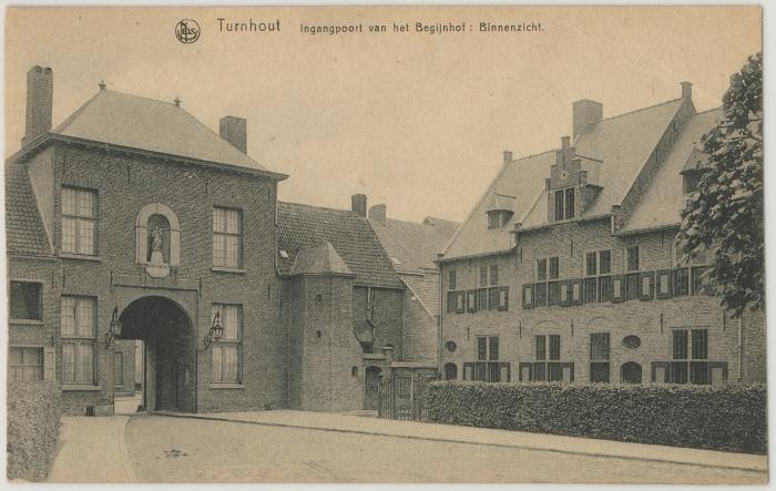 Turnhout Ingangspoort van het Begijnhof : Binnenzicht