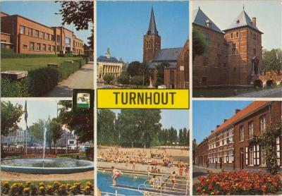 Groeten uit TURNHOUT, Un Bonjour de TURNHOUT, Greetings from TURNHOUT, Grüsse aus TURNHOUT