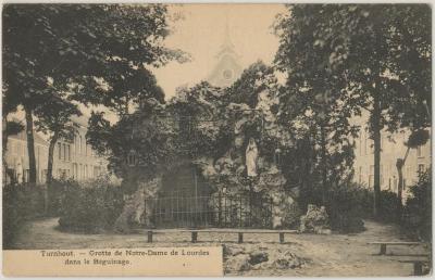 Turnhout. - Grotte de Notre-Dame de Lourdes dans le Béguinage.