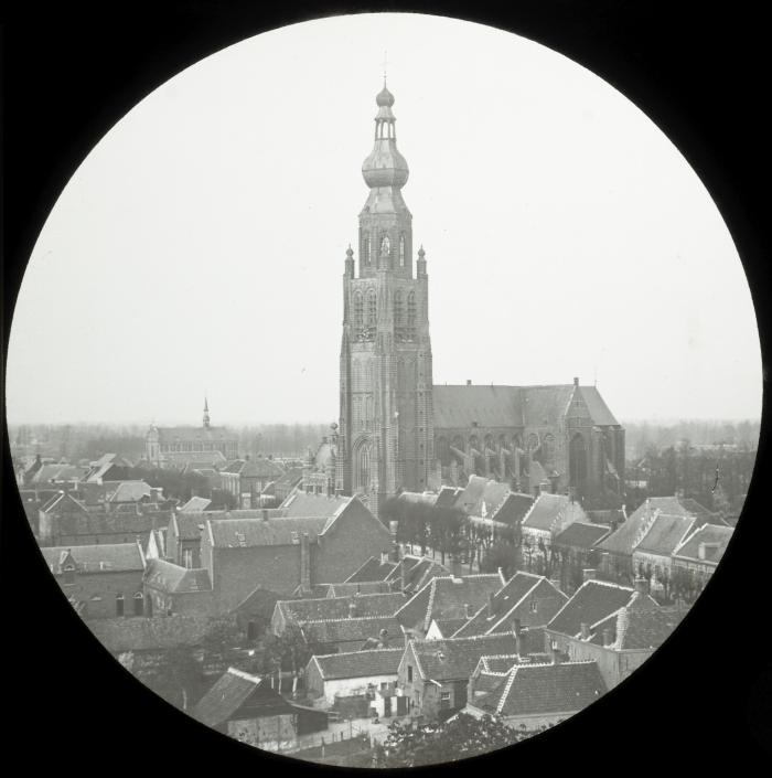 Kempen kunst: Hoogstraeten - vanaf den Belvedere van het kl. Seminarie