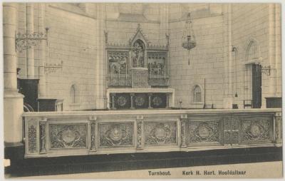 Turnhout. Kerk H. Hart. Hoofdaltaar