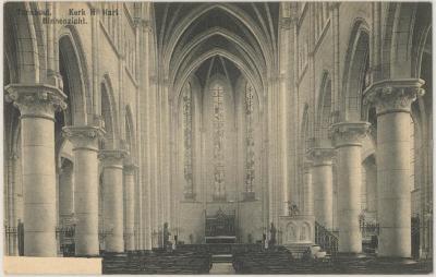 Turnhout. Kerk H. Hart Binnenzicht