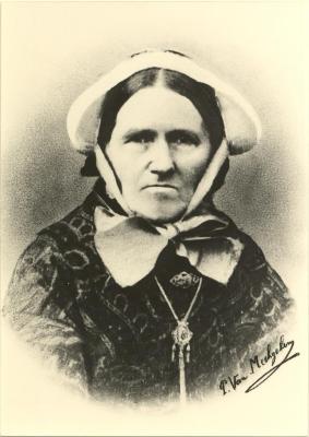 Portret Maria E. Van de Zande (1835 - 1907)