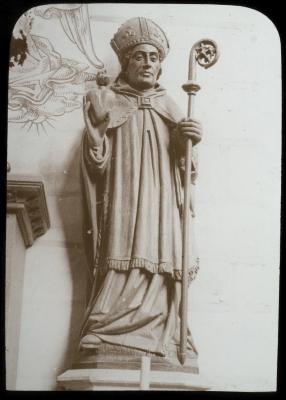 Kempen kunst: St. Lenaerts - St. Augustinus - beeld