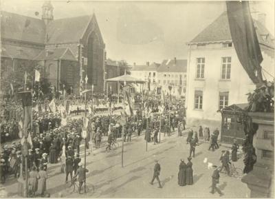 Turnfeest op Grote Markt (nà 1904)