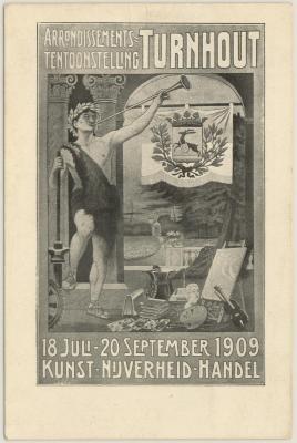 Arrondissementstentoonstelling Turnhout 18 juli - 20 september 1909 Kunst-Nijverheid-Handel