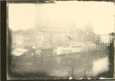 Kermis Grote Markt / overstroming vóór 1904