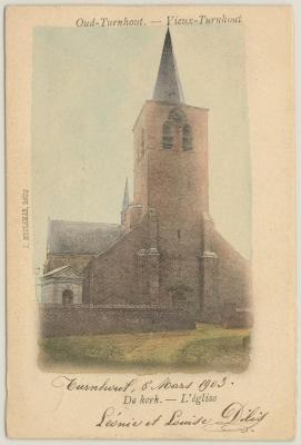 Oud-Turnhout. - Vieux-Turnhout De kerk. - L'église