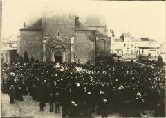 Processie op Grote Markt vóór 1904