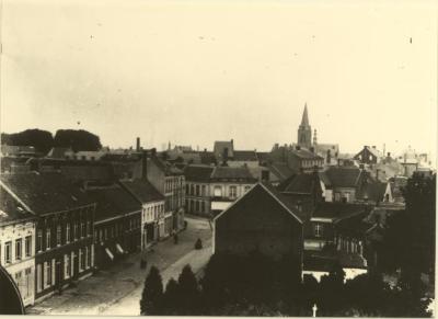 Panoramazicht op zeshoek, St. Pieterskerk, Merodelei