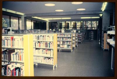 Interieur van de openbare bibliotheek