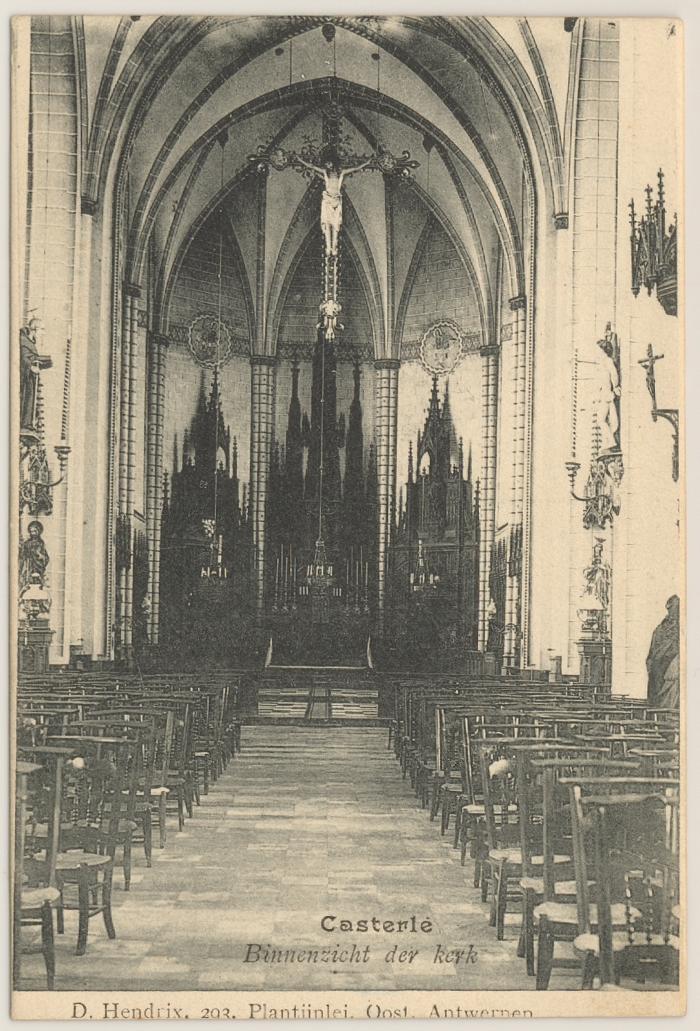 Casterlé Binnenzicht der kerk