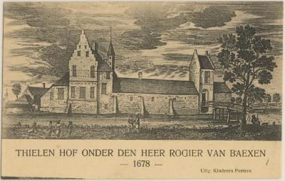 Thielen hof onder den heer Rogier van Baexen -1678-