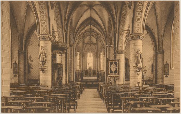 Thielen Binnenzicht der Kerk.