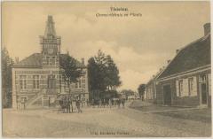 Thielen. Gemeentehuis en Plaats