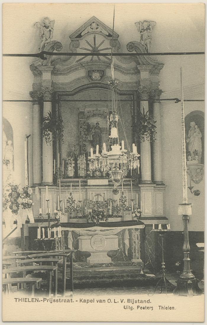 Thielen. - Prijsstraat. - Kapel van O.L.V. Bijstand.