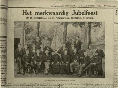 Het eerste bestuur van St. Jozefspatronaat 1892