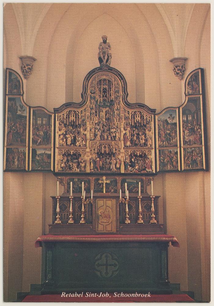 Retabel Sint-Job, Schoonbroek