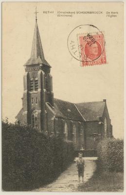 Rethy (Omstreken) Schoonbroek (Environs) De Kerk l'Eglise