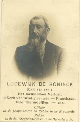 Lodewijk de Koninck, schrijver