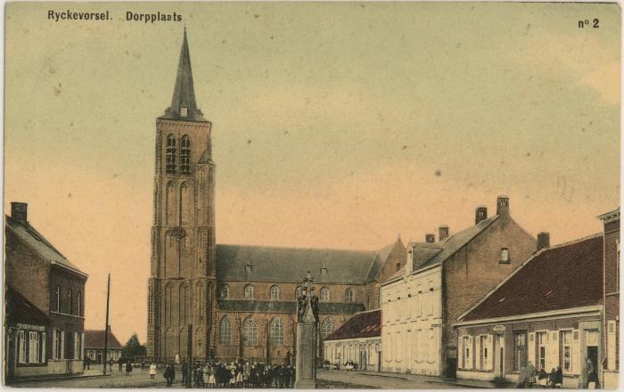 Ryckevorsel. Dorpplaats