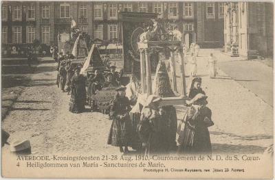 Averbode. - Kroningsfeesten 21-28 Aug. 1910. - Couronnement de N.D. du S. Cœur. Heiligdommen van Maria - Sanctuaires de Marie.