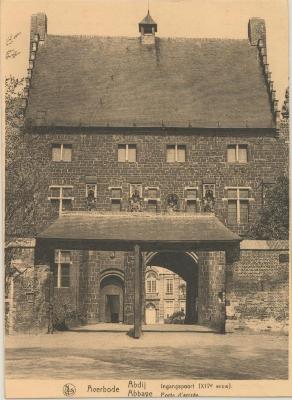 Averbode Abdij Ingangspoort (XIVe eeuw) Abbaye Porte d'entrée