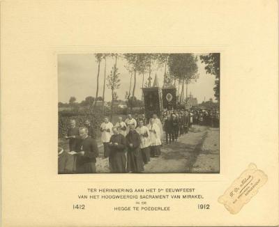 Processie in de Hegge 1912