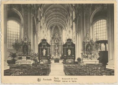 Averbode Abdij Binnenzicht der Kerk. Abbaye Intérieur de l'église.