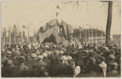Inhuldiging Grot Ravels 1927