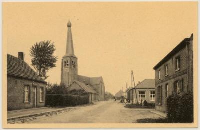 Poppel Kerk en Gemeenteschool.
