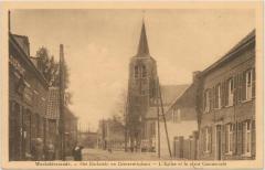 Wechelderzande. - Het Kerkzicht en Gemeenteplaats - L'Eglise et la place Communale