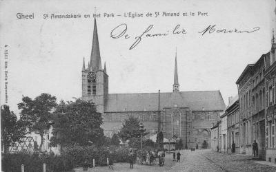 Geel St Amandskerk en het Park