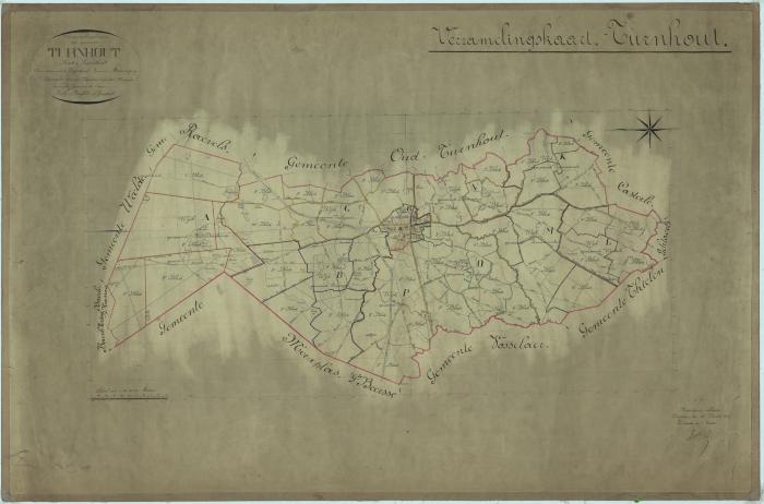 "Verzamelingskaart der gemeente Turnhout"