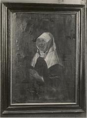 Schilderij portret Zuster Anna Dekinder/Derkinderen (gasthuisoverste)