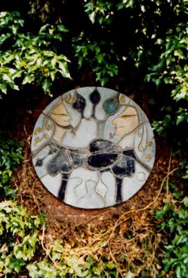 Tentoonstelling 3 vrouwen op het Begijnhof 27 juni - juli 2002 Winefrida Levi, Joke Vandenbrandt, Leona Sels Taxandriamuseum