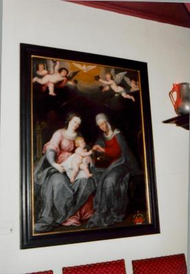 Tentoonstelling 3 vrouwen op het Begijnhof 27 juni - juli 2002 Winefrida Levi, Joke Vandenbrandt, Leona Sels Taxandriamuseum